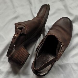 Teva Women's Dark Brown Leather Loafers